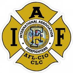 Army IAFF International Association Firefighters - Vinyl Sticker