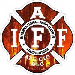 Wildland Fire IAFF International Association Firefighters - Vinyl Sticker