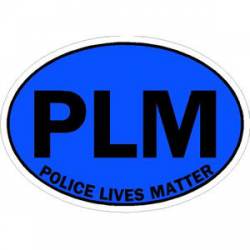 Police Lives Matter PLM - Vinyl Sticker