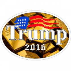 Trump 2016 American Flag - Vinyl Sticker