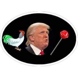 Anti Donald Trump Political - Vinyl Sticker