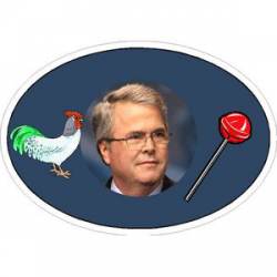 Anti Jeb Bush Political - Vinyl Sticker