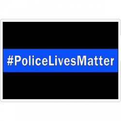 Thin Blue Line #PoliceLivesMatter - Vinyl Sticker