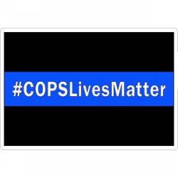 Thin Blue Line #CopsLivesMatter - Vinyl Sticker