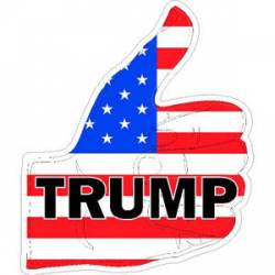 American Thumbs Up Trump - Vinyl Sticker