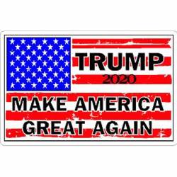 Make America Great Again Flag Trump 2020- Vinyl Sticker