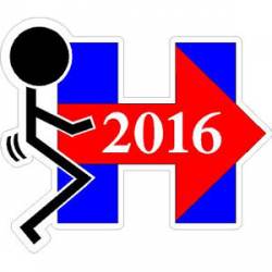 Screw Hillary Clinton 2016 - Vinyl Sticker