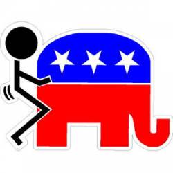 Screw Republicans - Vinyl Sticker