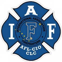 Alaska IAFF International Association Firefighters - Vinyl Sticker