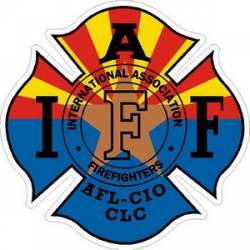 Arizona IAFF International Association Firefighters - Vinyl Sticker