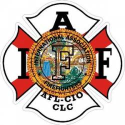 Florida IAFF International Association Firefighters - Vinyl Sticker