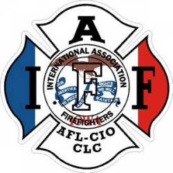 Iowa IAFF International Association Firefighters - Vinyl Sticker