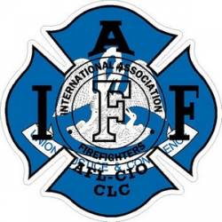 Louisiana IAFF International Association Firefighters - Vinyl Sticker