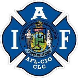 Maine IAFF International Association Firefighters - Vinyl Sticker