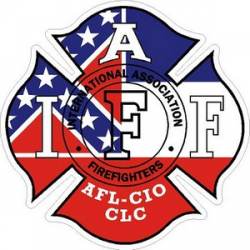Mississippi IAFF International Association Firefighters - Vinyl Sticker
