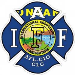 Montana IAFF International Association Firefighters - Vinyl Sticker