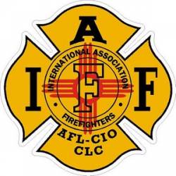New Mexico IAFF International Association Firefighters - Vinyl Sticker