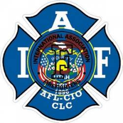 Utah IAFF International Association Firefighters - Vinyl Sticker