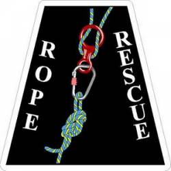 Rope Rescue Helmet Tet - Vinyl Sticker