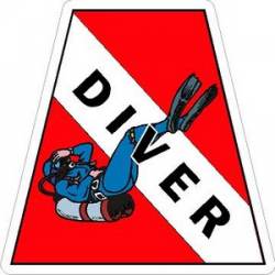 Diver Helmet Tet - Vinyl Sticker