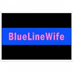 Thin Blue Line Blue Line Wife - Sticker