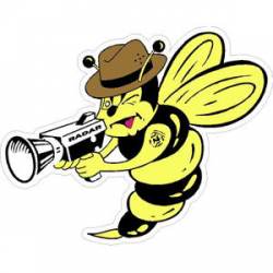 Police Radar Bee - Sticker