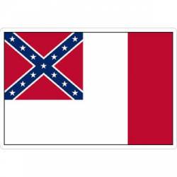 Confederate Flag The Blood Stained Banner  - Sticker