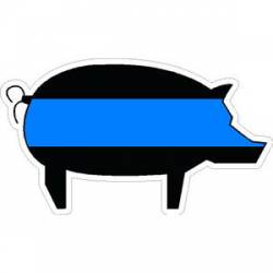 Thin Blue Line Pig - Sticker