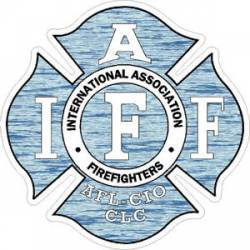 Water IAFF International Association Firefighters - Sticker