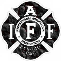 Black Rock IAFF International Association Firefighters - Sticker