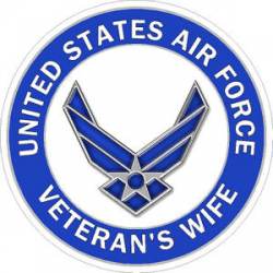 United States Air Force Veterans Wife - Sticker