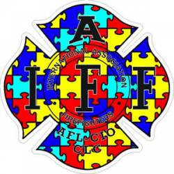 Autism Awareness IAFF International Association Firefighters - Sticker