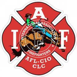 Rodeo IAFF International Association Firefighters - Sticker