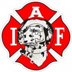 Dalmatian IAFF International Association Firefighters - Sticker