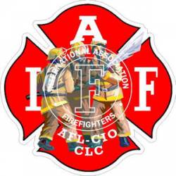 Firefighter's IAFF International Association Firefighters - Sticker