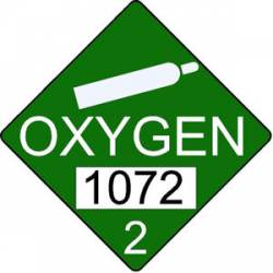 Oxygen 1072 #2 Green Diamoond - Sticker