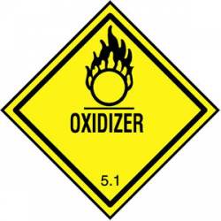 Oxidizer 5.1 Yellow Diamond - Sticker