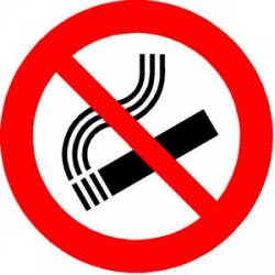 No Smoking Sign - Sticker
