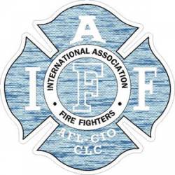 Blue Water IAFF International Association Firefighters - Sticker
