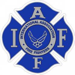 Air Force Logo IAFF International Association Firefighters - Sticker