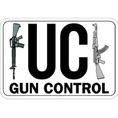 Fuck Gun Control Vinyl Sticker At Sticker Shoppe