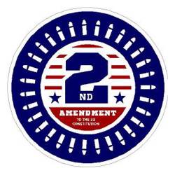 2nd Amendment To The US Constitution - Vinyl Sticker