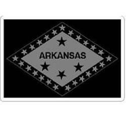 Subdued Arkansas State Flag - Vinyl Sticker