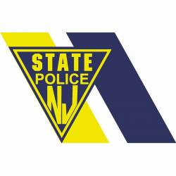 New Jersey State Police 3 Bars - Vinyl Sticker