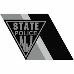 New Jersey State Police 3 Bars Subdued - Vinyl Sticker