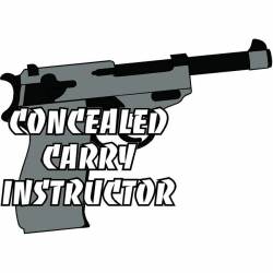 Concealed Carry Instructor - Vinyl Sticker