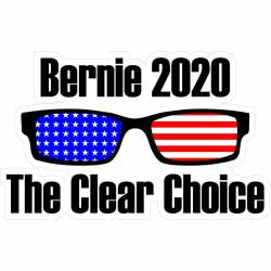 Bernie 2020 The Clear Choice - Vinyl Sticker