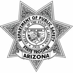 Arizona State Trooper Badge - Vinyl Sticker