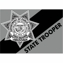 Arizona State Trooper Subdued - Vinyl Sticker