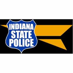Indiana State Police Gold - Vinyl Sticker